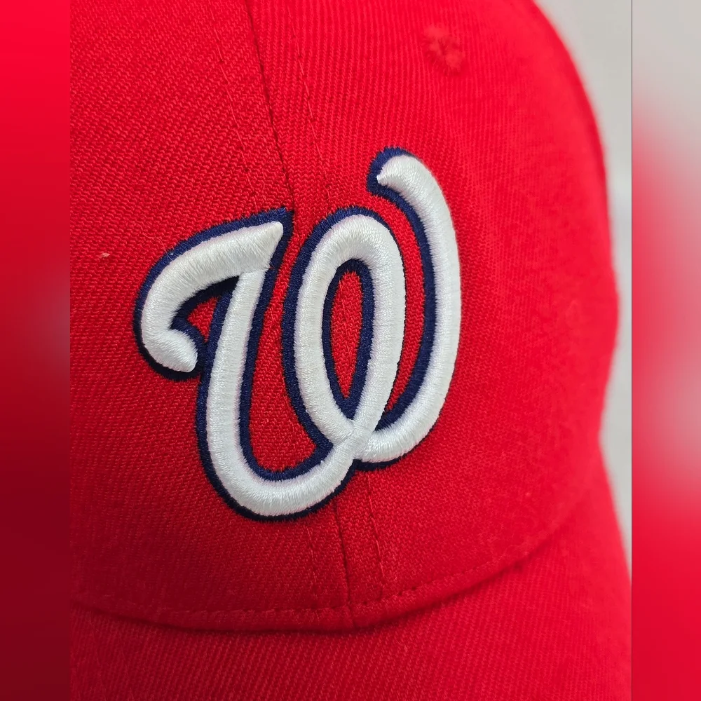 Washington Nationals Embroidered MLB Adult Hat Cap Strapback Adjustable Red